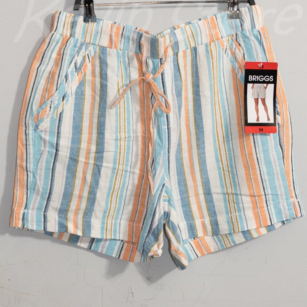 blue NWT Ladies' Linen Blend Short‎ Briggs